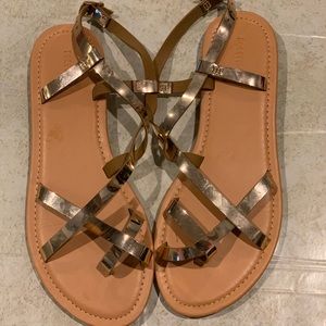 Forever 21 gold Sandals